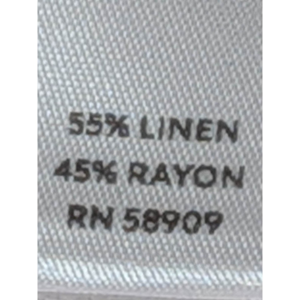 Westbound Woman Linen Capris Womens 2X White Coastal Grandma Resort Wide Leg - Picture 11 of 12